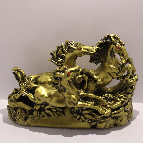 Golden Galloping Horses