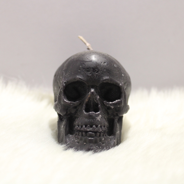 Skull Black Candle