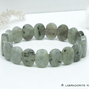 8 LABRADORITE FACETED CUT STONE